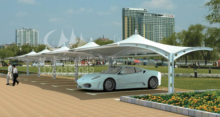 膜結構車棚圖樣